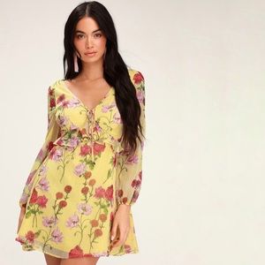 BB Dakota Botanical Bae Floral Dress